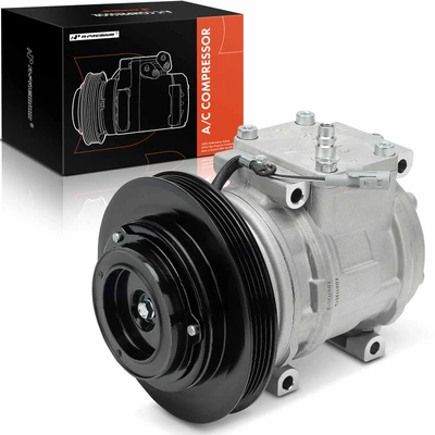 AC Compressor with Clutch & Pulley