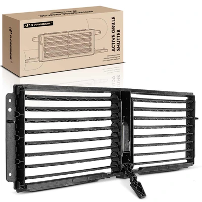 Front Upper Active Grille Shutter with Motor Assembly