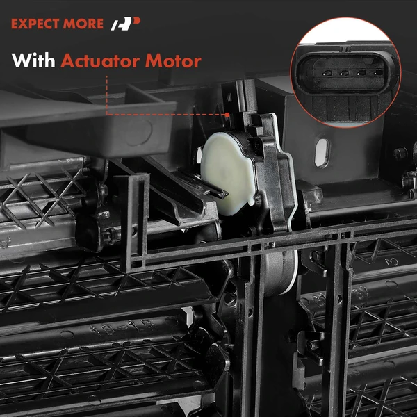 Active Grille Shutter with Motor Assembly for Lincoln MKZ 2015-2016