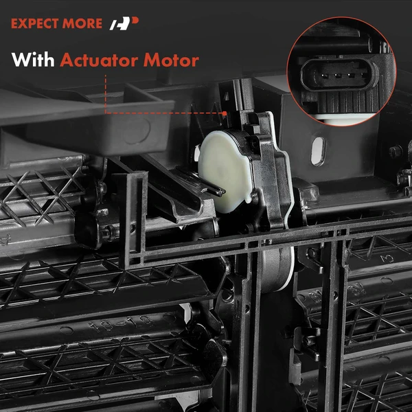 Active Grille Shutter with Motor Assembly for Jeep Cherokee KL 2019-2023