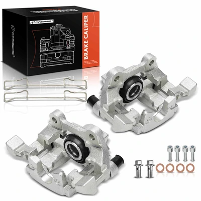 2 Pcs Rear Brake Caliper with Bracket