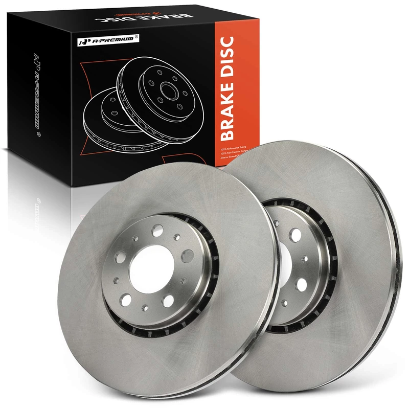 2 Pcs Front Disc Brake Rotors for 2009 Volvo XC90