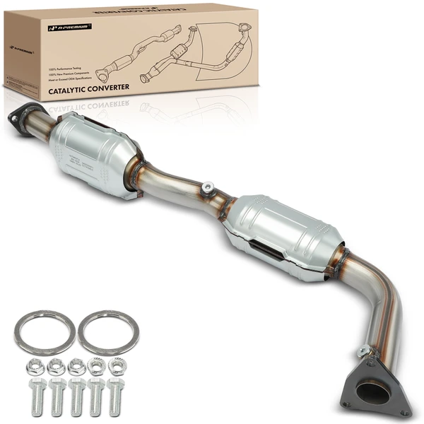 2007-2009 Toyota Tundra 1-PC Catalytic Converter Right Passenger Side Fit Federal Emissions A-Premium APCCT480