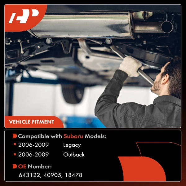 1-PC Catalytic Converter, Rear Side, Fit Federal Emissions, A-Premium APCCT354