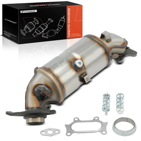 1-PC Catalytic Converter, Front Side, Fit Federal Emissions, A-Premium APCCT190