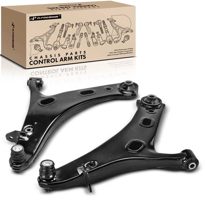 2 Pcs Front Lower Control Arm & Ball Joint Assembly