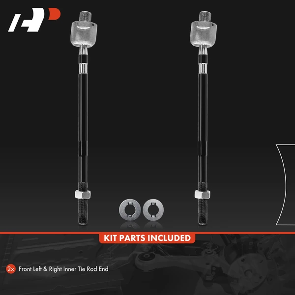 2 Pcs Front Inner Tie Rod End for Ford Probe Mazda 626 1993-2002