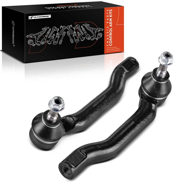 2 Pcs Front Outer Tie Rod End for Nissan Versa 2014-2016 Micra 2015