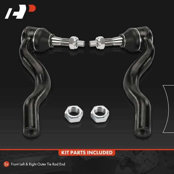 2 Pcs Front Outer Tie Rod End for Dodge Durango Jeep Grand Cherokee 2016-2021