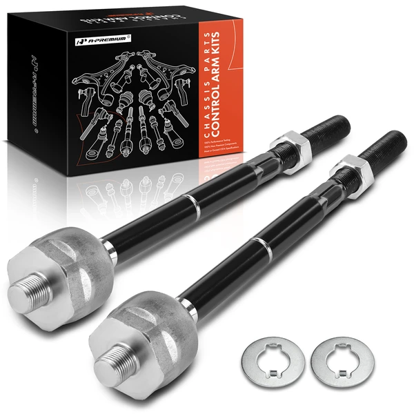 2 Pcs Inner Tie Rod for Ford F-150 2021-2023 V6 3.5L V8 5.2L GAS