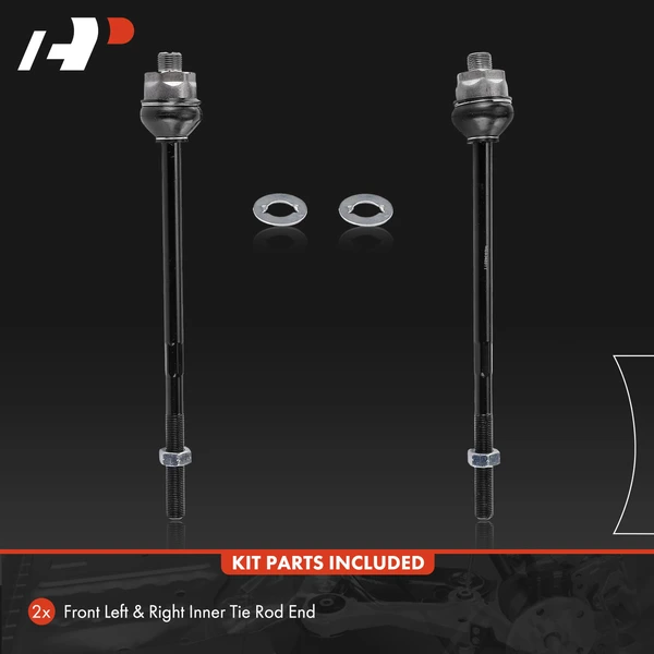 2 Pcs Front Inner Tie Rod End for Chevy Silverado 2500 GMC Yukon XL 2500