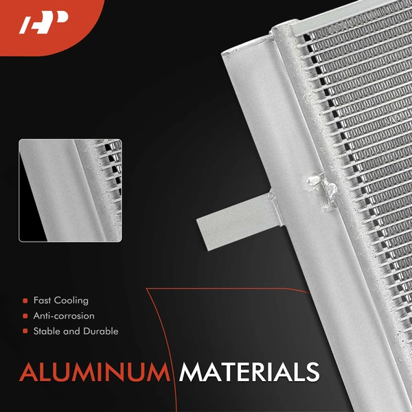 AC Condenser with Receiver Drier & Bracket for Ford Bronco 2021-2023