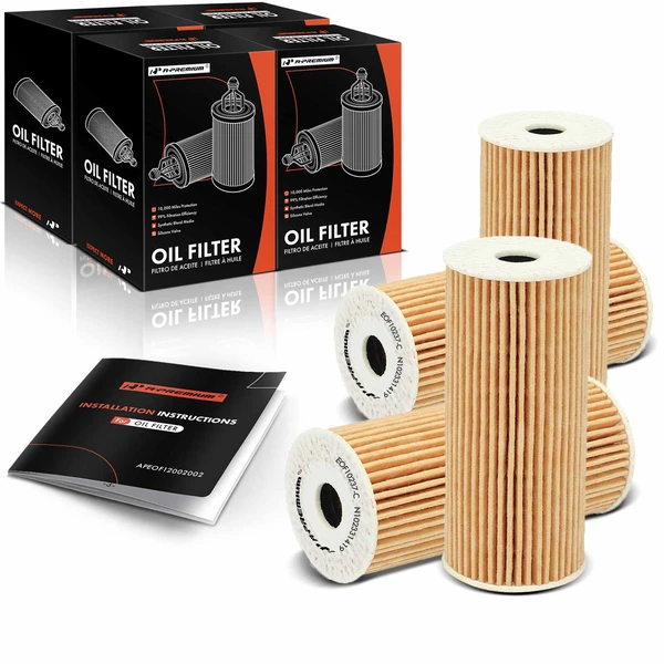 4 Pcs Engine Oil Filter for 2017-2022 Genesis G90