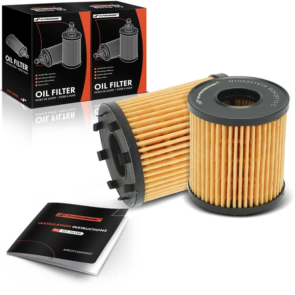 2 Pcs Engine Oil Filter for 2013-2016 Dodge Dart