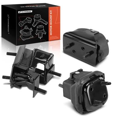 3 Pcs Engine Motor & Transmission Mount