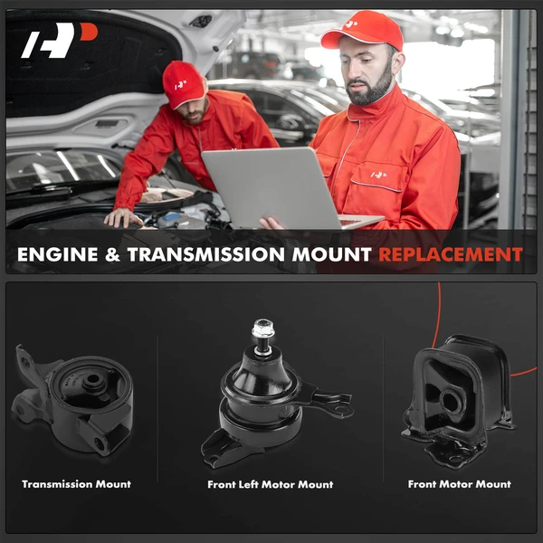 3-Pc Engine Mount and Transmission Mount Kit Front A-Premium APEM1094