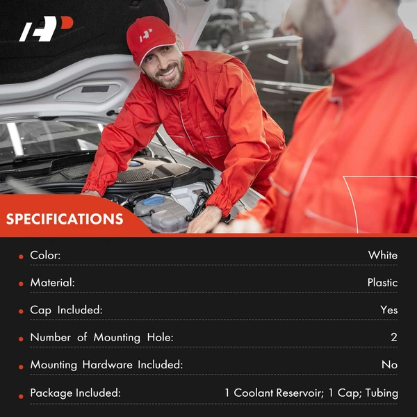 Engine Coolant Reservoir Tank with Cap for Toyota Highlander 2008-2013