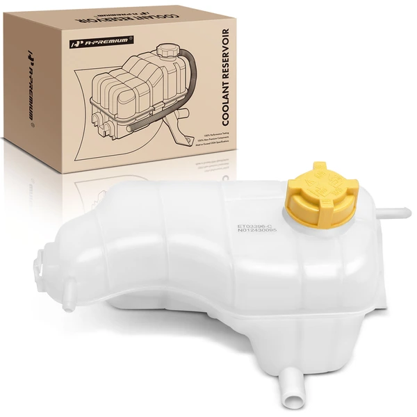 Engine Coolant Reservoir Tank with Cap for 2001-2007 Ford Courier