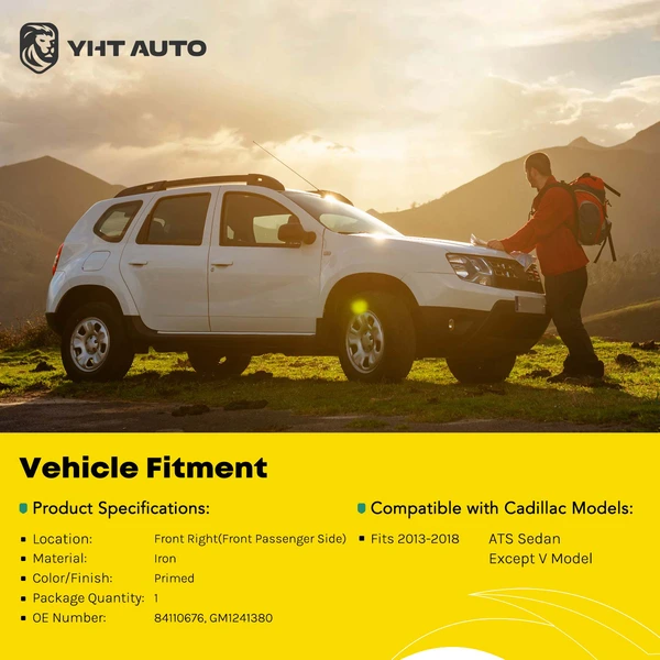 Front Passenger Fender for Cadillac ATS 2013-2018 Primed