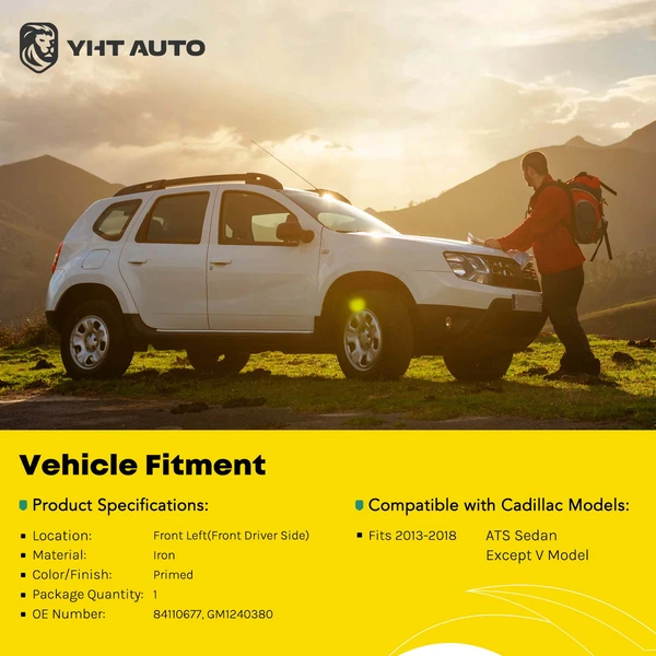 Front Driver Fender for Cadillac ATS 2013-2018 Primed