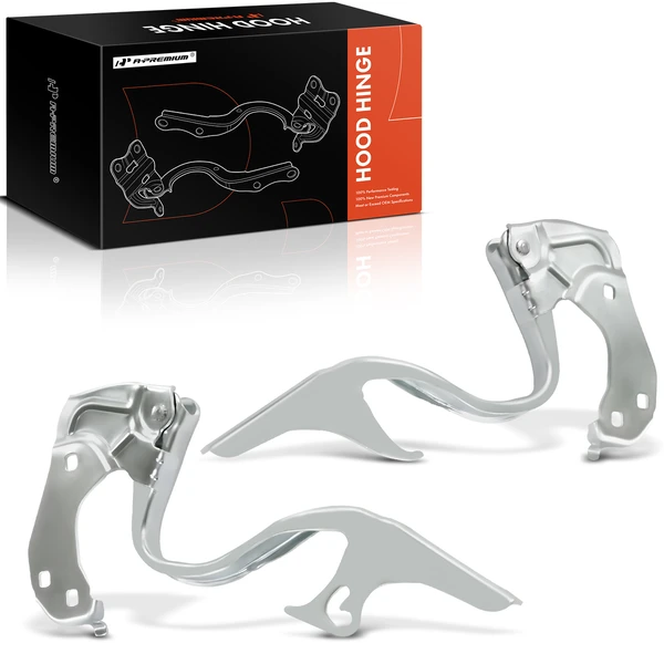 2 Pcs Front Driver & Passenger Hood Hinge for Fiat 500 2012-2019