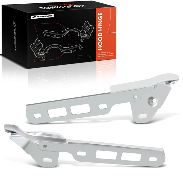 2 Pcs Front Driver & Passenger Hood Hinge for 1987-1997 Ford F-250