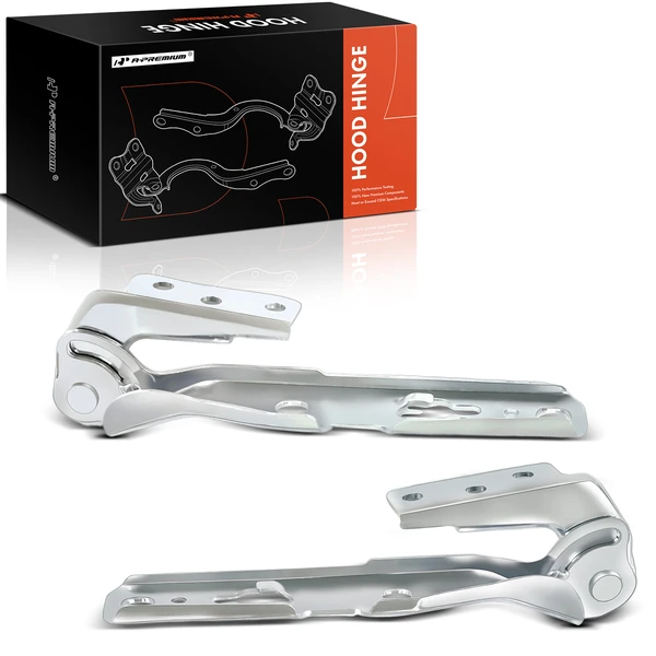 2 Pcs Front Driver & Passenger Hood Hinge for Audi A4 Quattro S4 2002-08 RS4 B6