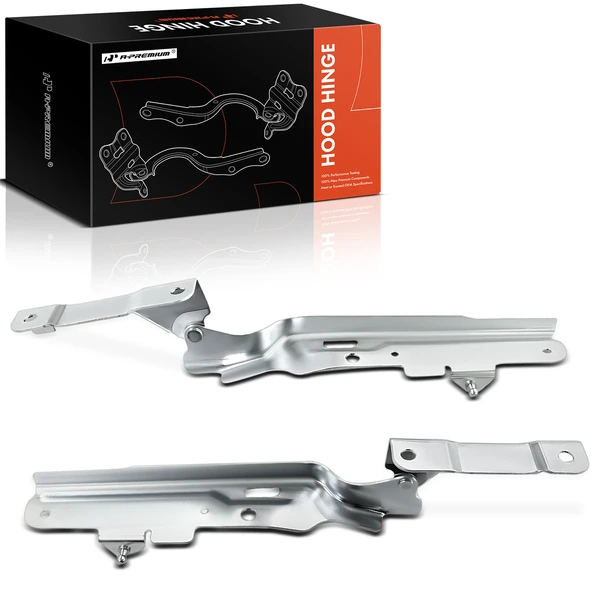 2 Pcs Front Driver & Passenger Hood Hinge for 2002-2010 Mercury Mountaineer