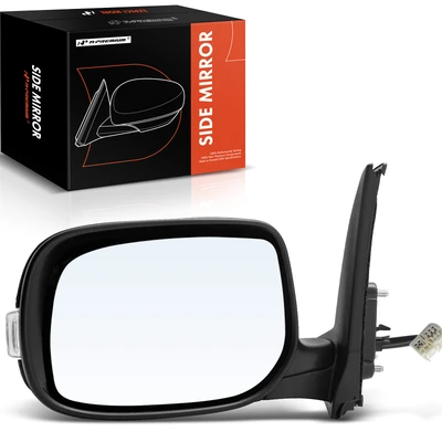 Driver Black Manual Folding Mirror Assembly