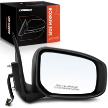 2015 2017-2022 Mitsubishi Mirage Right Passenger Side Mirror, Powered 2015 2017-2022 Mitsubishi Mirage, Smooth Black A-Premium APMI516