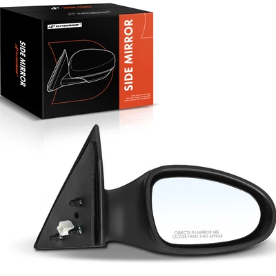 Passenger Black Manual Folding Mirror Assembly