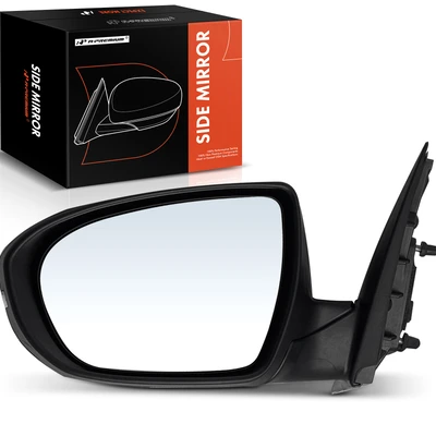 Driver Black Power Heated Mirror Assembly