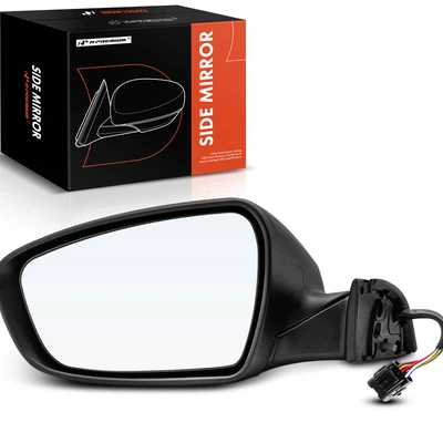Driver Black Power Heated Mirror Assembly