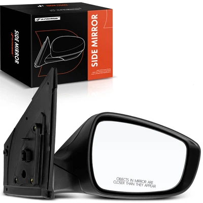 Passenger Black Manual Folding Mirror Assembly