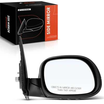 Passenger Black Manual Folding Mirror Assembly