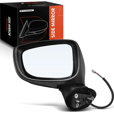 Driver Black Power Heated Mirror Assembly