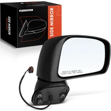 Passenger Black Manual Folding Mirror Assembly