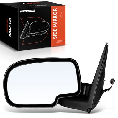 Driver Black Power Heated Mirror Assembly