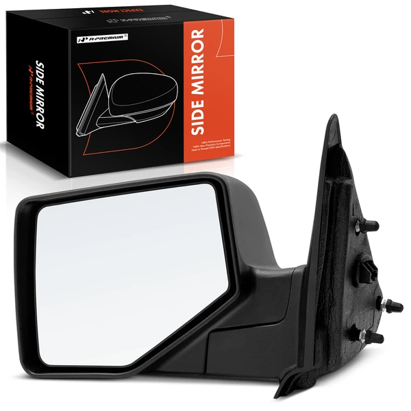 2006-2011 Ford Ranger Left Driver Side Mirror, Manual, Chrome A-Premium APMI1090TW