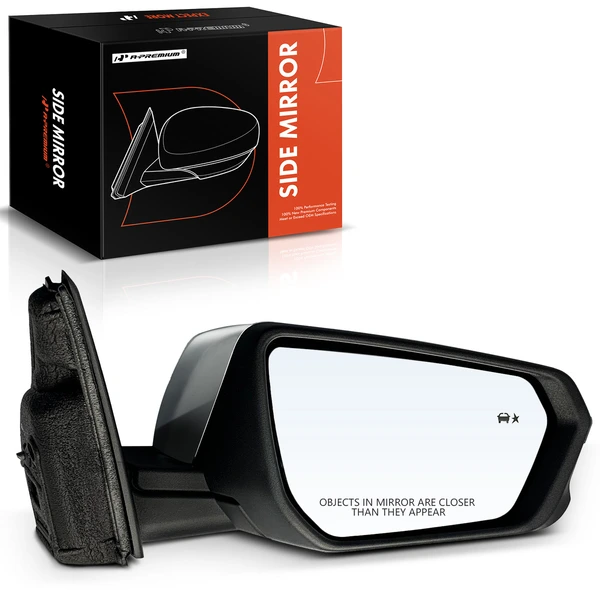 2018-2023 GMC Terrain Right Passenger Side Mirror, Powered, with Heated, Chrome A-Premium APMI1472TW