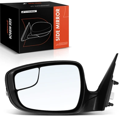 Driver Black Power Heated Mirror Assembly