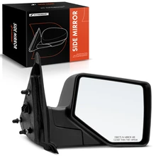 Passenger Chrome Manual Folding Mirror Assembly