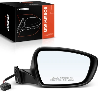 Passenger Black Power Heated Mirror Assembly