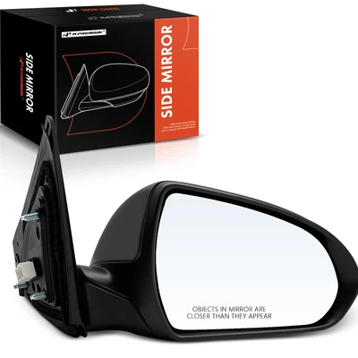 Passenger Black Manual Folding Mirror Assembly