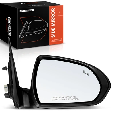 Passenger Black Power Heated Mirror Assembly