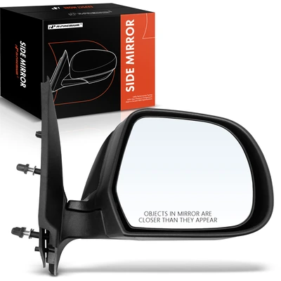 Passenger Black Manual Folding Mirror Assembly