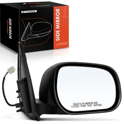 Passenger Black Manual Folding Mirror Assembly
