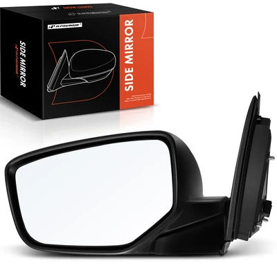 Driver Smooth Black Manual Folding Mirror Assembly