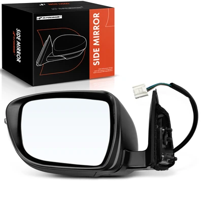 Driver Black Manual Folding Mirror Assembly