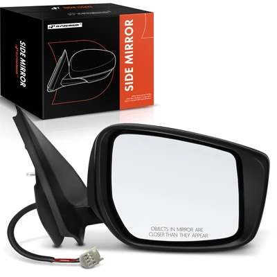 Passenger Black Manual Folding Mirror Assembly